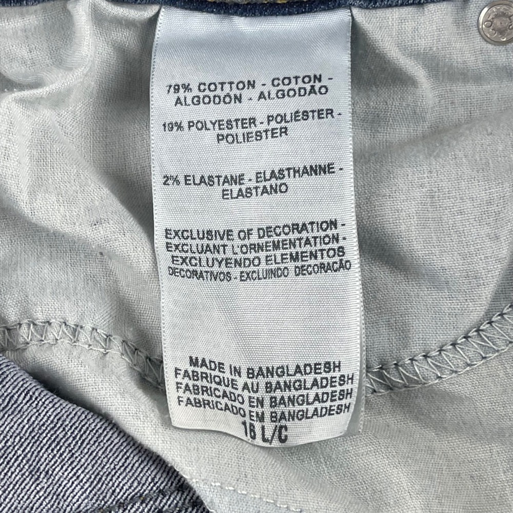 Denizen from Levi's Modern Skinny Women 16 Blue Good Stretch Denim Jeans - Picture 6 of 9